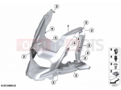 BMW Motorrad BMW 2020 C models C 400 X (0C09, 0C19) Front panel | Front panel