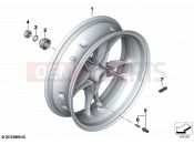 BMW Motorrad BMW 2020 C models C 400 X (0C09, 0C19) Rear wheel | Rear wheel
