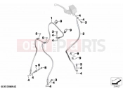 BMW Motorrad BMW 2020 C models C evolution (0C03) Brake lines, ABS front | Brake lines, ABS front
