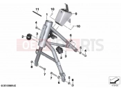 BMW Motorrad BMW 2020 C models C evolution (0C03) Front frame | Front frame