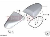 BMW Motorrad BMW 2020 C models C evolution (0C03) Seat bench | Seat bench
