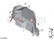 BMW Motorrad BMW 2022 C models CE04 (0C51, 0C53) Cover, power electronics | Cover, power electronics