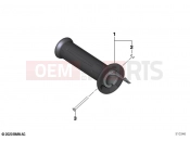 BMW Motorrad BMW 2021 F models F 750 GS (0B38) Grip left unheated | Grip left unheated