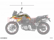 BMW Motorrad BMW 2021 F models F 750 GS (0B38) Sticker set 2 | Sticker set 2