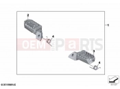 BMW Motorrad BMW 2021 F models F 750 GS (0B38) Footrest adjustable 2 | Footrest adjustable 2