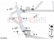 Fire extinguisher holder | Fire extinguisher holder - BMW Motorrad F 850 GS (0B09, 0B19) 2020