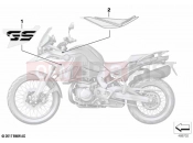 Stick-on label 3 | Stick-on label 3 - BMW Motorrad F 850 GS (0B09, 0B19) 2020