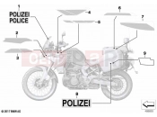 Government authorities sticker | Government authorities sticker - BMW Motorrad F 850 GS (0B09, 0B19) 2020