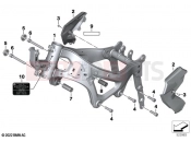 BMW Motorrad BMW 2020 F models F 850 GS (0B29) Front frame | Front frame