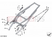 BMW Motorrad BMW 2020 F models F 850 GS (0B29) Rear frame | Rear frame