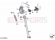BMW Motorrad BMW 2020 F models F 850 GS (0B29) Side stand | Side stand
