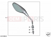 BMW Motorrad BMW 2020 F models F 850 GS (0B29) Mirror | Mirror