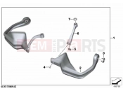 BMW Motorrad BMW 2020 F models F 850 GS (0B29) Hand protector 2 | Hand protector 2