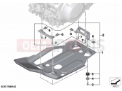 BMW Motorrad BMW 2020 F models F 850 GS (0B29) Engine guard, aluminium | Engine guard, aluminium