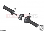 BMW Motorrad BMW 2020 F models F 850 GS (0B29) Heated handlebar grips | Heated handlebar grips