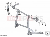 BMW Motorrad BMW 2020 F models F 850 GS Adve. (0K01, 0K03) Centre stand | Centre stand