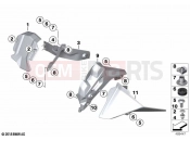 BMW Motorrad BMW 2020 F models F 850 GS Adve. (0K01, 0K03) Wind deflector | Wind deflector
