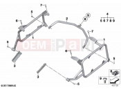 BMW Motorrad BMW 2020 F models F 850 GS Adve. (0K01, 0K03) Case holder | Case holder