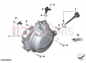BMW Motorrad BMW 2020 F models F 850 GS Adve. (0K01, 0K03) Engine housing cover, left | Engine housing cover, left