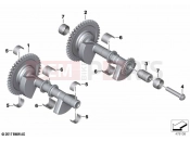 BMW Motorrad BMW 2020 F models F 850 GS Adve. (0K01, 0K03) Compensating shaft | Compensating shaft