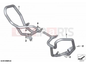 BMW Motorrad BMW 2020 F models F 850 GS Adve. (0K01, 0K03) Engine protection bar | Engine protection bar