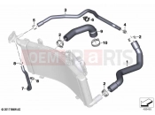 BMW Motorrad BMW 2020 F models F 850 GS Adve. (0K01, 0K03) Coolant lines | Coolant lines