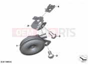 BMW Motorrad BMW 2020 F models F 850 GS Adve. (0K01, 0K03) Horn | Horn