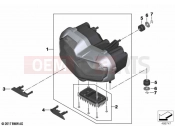 BMW Motorrad BMW 2020 F models F 850 GS Adve. (0K01, 0K03) LED headlight - Generation II | LED headlight - Generation II