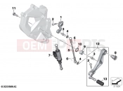BMW Motorrad BMW 2020 F models F 850 GS Adve. (0K01, 0K03) Outer gearshift parts | Outer gearshift parts