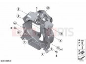 BMW Motorrad BMW 2020 F models F 850 GS Adve. (0K01, 0K03) Front panel carrier | Front panel carrier