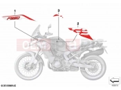 BMW Motorrad BMW 2020 F models F 850 GS Adve. (0K01, 0K03) Stick-on label 3 | Stick-on label 3