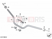 BMW Motorrad BMW 2020 F models F 850 GS Adve. (0K01, 0K03) Handlebar | Handlebar