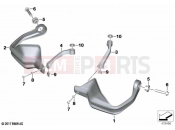 BMW Motorrad BMW 2020 F models F 850 GS Adve. (0K01, 0K03) Hand protector | Hand protector