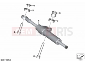 BMW Motorrad BMW 2020 F models F 850 GS Adve. (0K01, 0K03) Steering damper | Steering damper