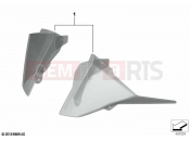 BMW Motorrad BMW 2020 F models F 850 GS Adve. (0K01, 0K03) Wind deflector tinted | Wind deflector tinted