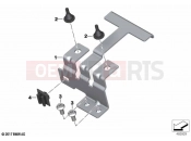BMW Motorrad BMW 2020 F models F 850 GS Adve. (0K01, 0K03) Holder, battery | Holder, battery