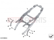 Rear frame | Rear frame - BMW Motorrad F 900 R (0K11, 0K13) 2021