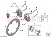 Front wheel brake | Front wheel brake - BMW Motorrad F 900 R (0K11, 0K13) 2021