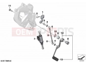 BMW Motorrad BMW 2020 F models F 900 R (0K11, 0K13) Outer gearshift parts | Outer gearshift parts
