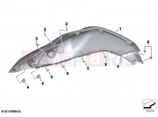 BMW Motorrad BMW 2020 F models F 900 R (0K11, 0K13) Fairing side panel, front | Fairing side panel, front