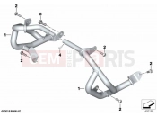BMW Motorrad BMW 2020 F models F 900 R (0K11, 0K13) Engine protection bar | Engine protection bar