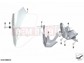 BMW Motorrad BMW 2020 F models F 900 R (0K11, 0K13) Windscreen, high | Windscreen, high
