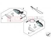 BMW Motorrad BMW 2020 F models F 900 R (0K11, 0K13) Turn indicators, front | Turn indicators, front