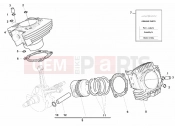 DUCATI 1999 Monster 750 Dark City CYLINDER - PISTON » ENGINE CASE