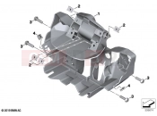 BMW Motorrad BMW 2021 F models F 900 XR A2 (0K41) Front panel carrier | Front panel carrier