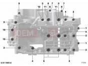 BMW Motorrad BMW 2021 F models F 900 XR A2 (0K41) Screw connection, crankcase | Screw connection, crankcase