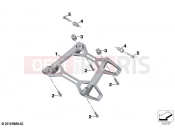 BMW Motorrad BMW 2021 F models F 900 XR A2 (0K41) Case holder 2 | Case holder 2