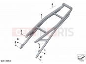 Rear frame | Rear frame - BMW Motorrad R 1250 RT 20 (0L01, 0L03) 2021