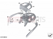 Luggage grid | Luggage grid - BMW Motorrad R 1250 RT 20 (0L01, 0L03) 2021