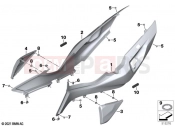Tail trim 2 | Tail trim 2 - BMW Motorrad R 1250 RT 20 (0L01, 0L03) 2021